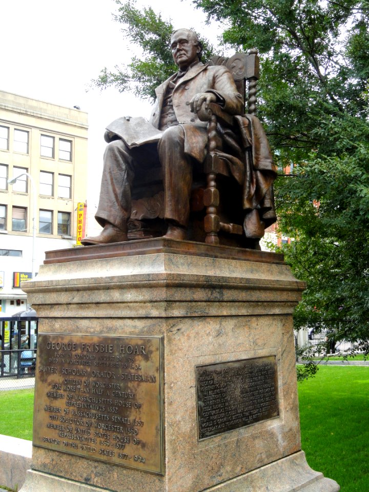 George Frisbie Hoar Monument - Worcester, MA - DSC05769