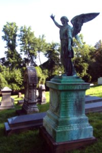 George Hogg Monument, Allegheny Cemetery, Pittsburgh photo