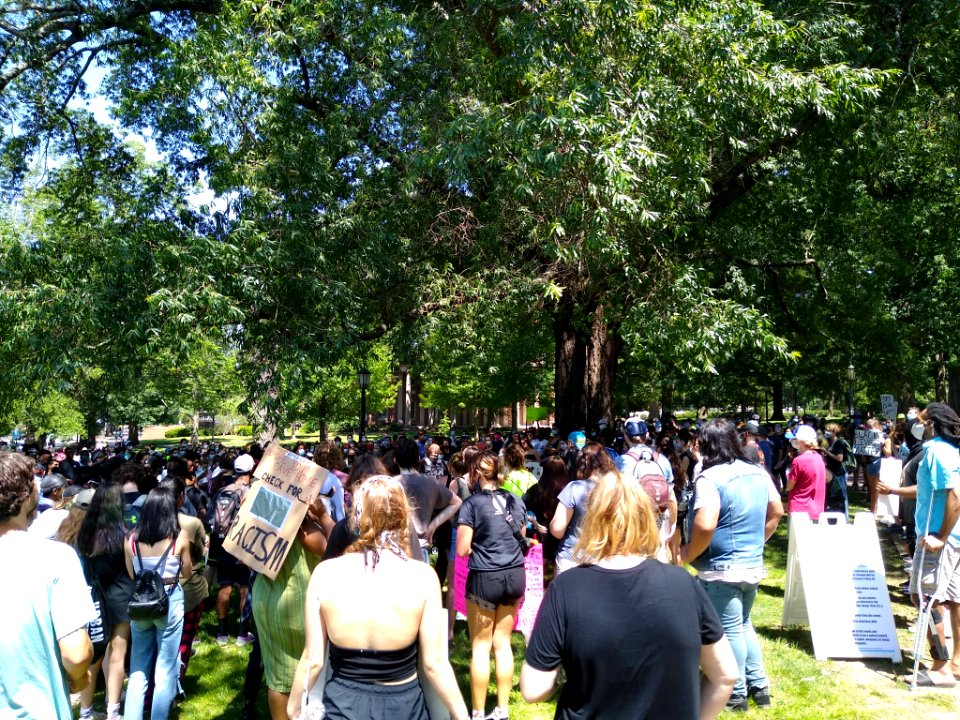 George Floyd protest in Chapel Hill 1