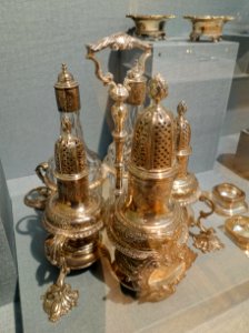 George II Warwick Cruet, Samuel Wood, London, 1741-1742, silver - Portland Art Museum - Portland, Oregon - DSC08773