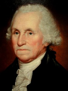 George Washington by Rembrandt Peale (detail), 1795 - DSC03177