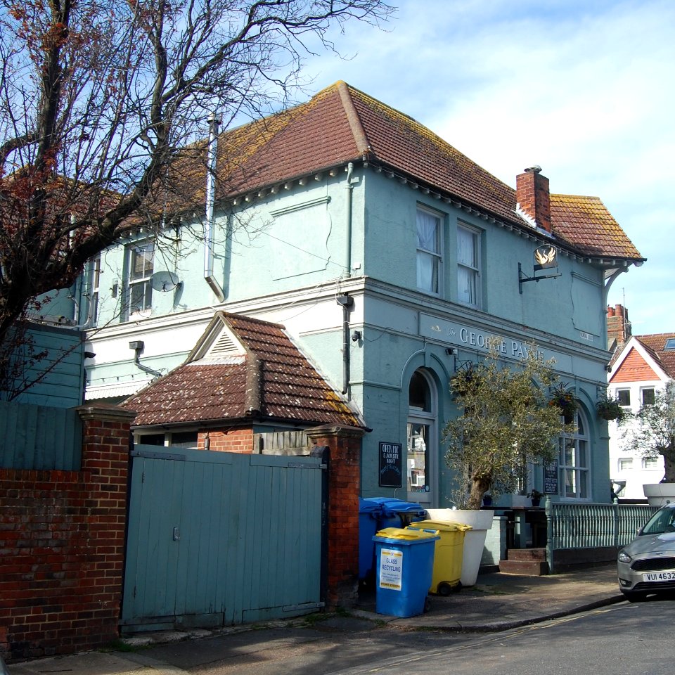George Payne pub, Payne Avenue, Poets' Corner, Hove (March 2020) (1)