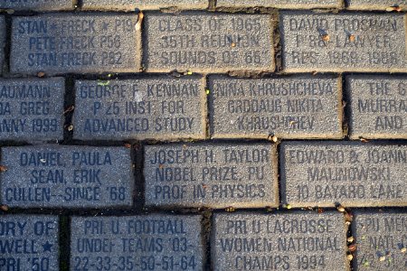 George F. Kennan memorial brick - Palmer Square - Princeton, NJ - DSC00883