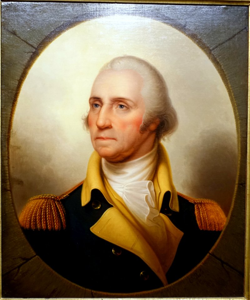 George Washington by Rembrandt Peale, c. 1850, oil on canvas - Portland Art Museum - Portland, Oregon - DSC08900