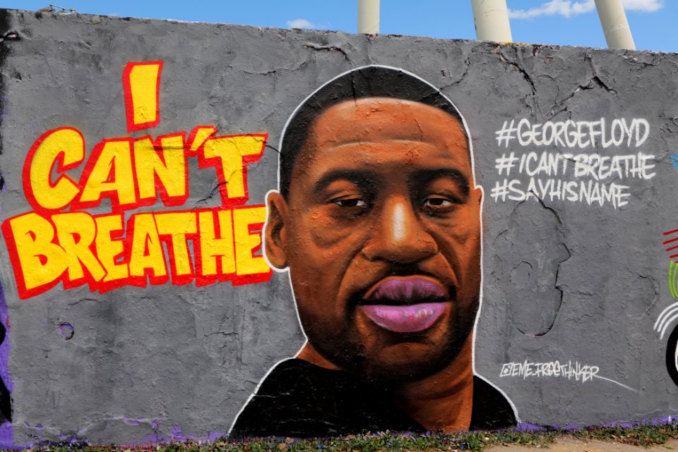 George Floyd mural Mauerpark Berlin 2020-05-30 02