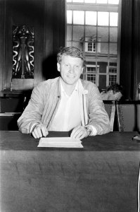 Gemeenteraadsvergadering in Amsterdamse stadhuis wethouder Wolffenspergeri, Bestanddeelnr 931-5468