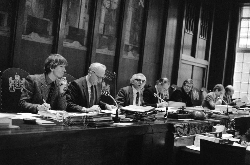 Gemeenteraadsvergadering Amsterdam, financiële en algemene beschouwingen, v.l.n…, Bestanddeelnr 931-2116