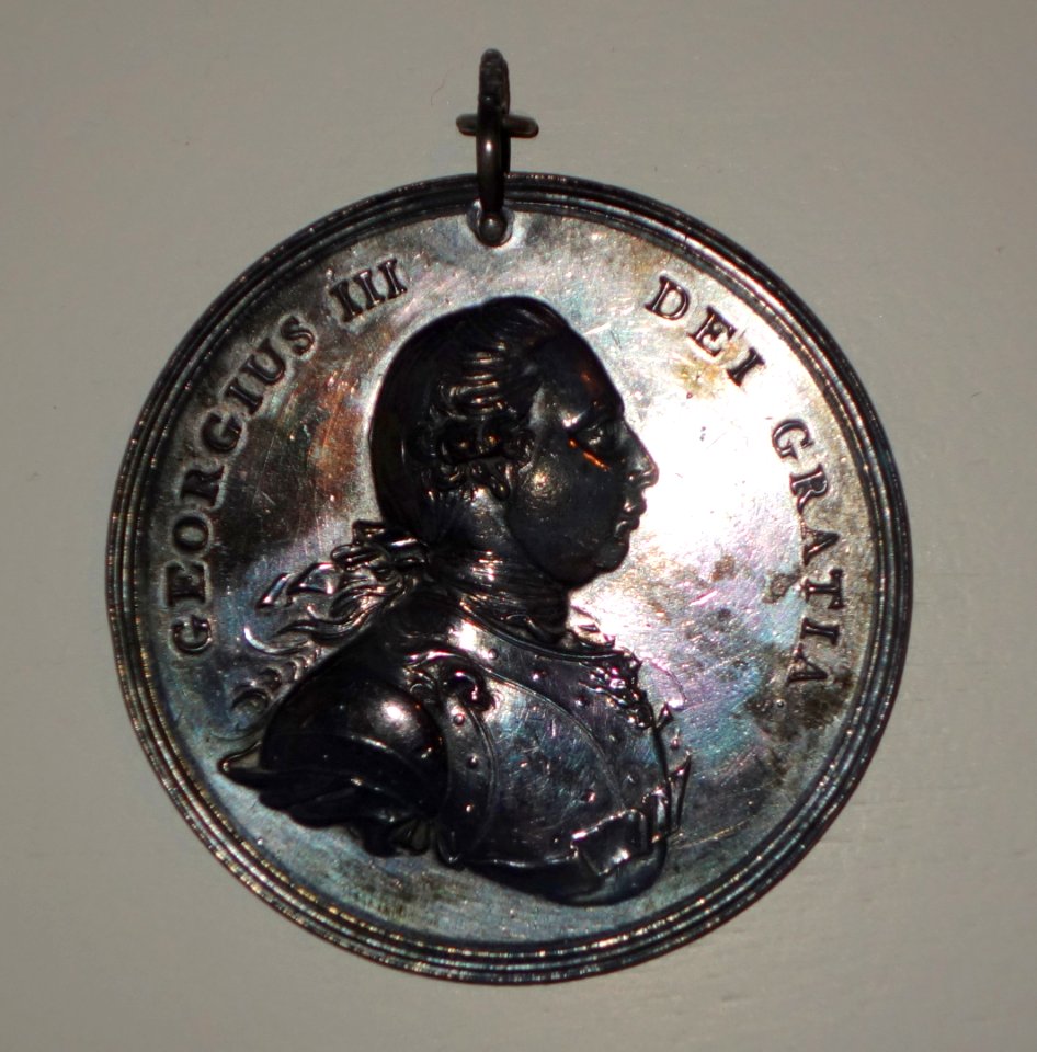 George III peace medal - Wisconsin Historical Museum - DSC02865
