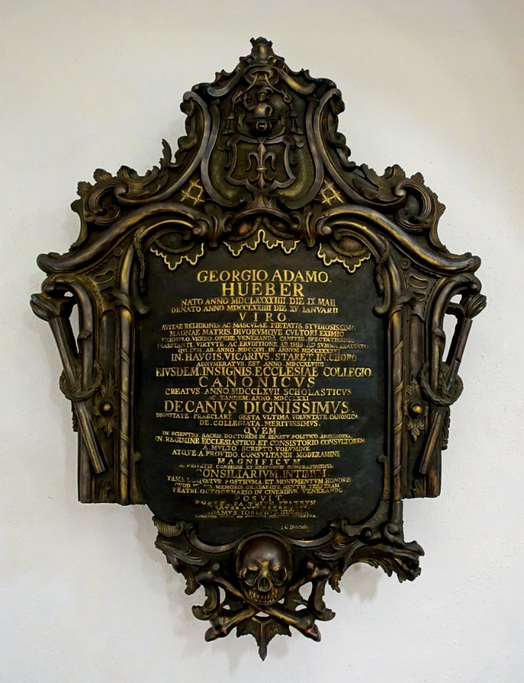 Georgio Adamo Hueber memorial - Stift Haug - Neumünster - Würzburg, Germany - DSC05268