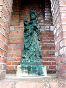 Gemert, Mariabeeldje in wegkapel in het centrum