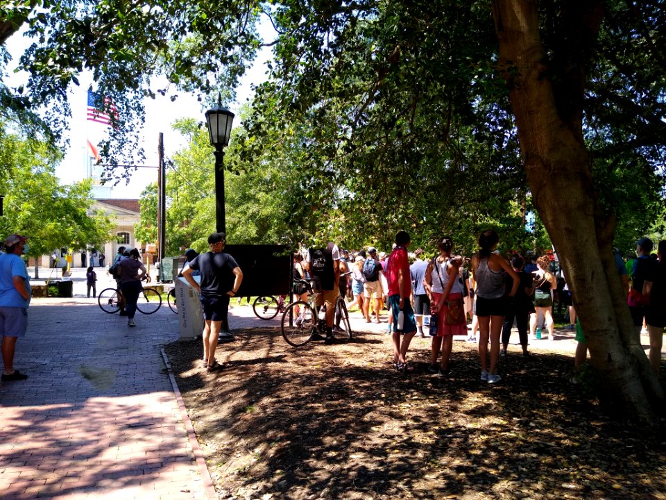 George Floyd protest in Chapel Hill 2