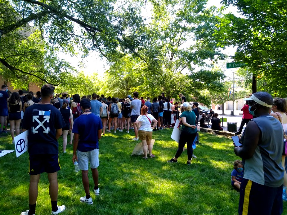 George Floyd protest in Chapel Hill 4
