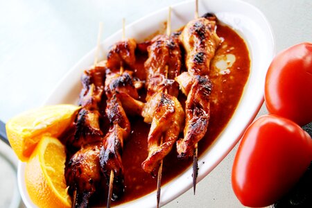 Sate cooking fine dining photo