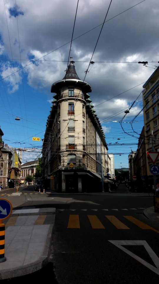 Genève - intersection boulevard Saint-Georges et rue des Savoises