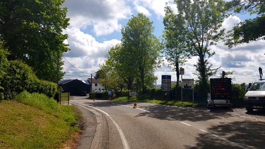 Gemmenich-wegafsluiting Gemmenicherweg-Rue de Vaals (2)
