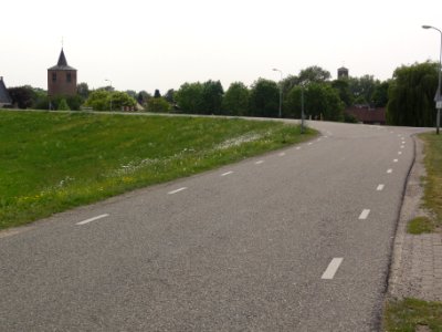 Gendt (Lingewaard) Waaldijk met zicht op Gendt