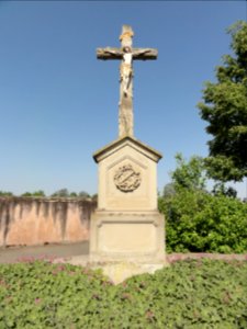 Geispolsheim (Bas-Rhin) croix de chemin