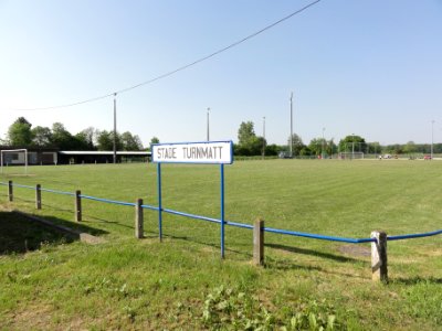 Geispolsheim (Bas-Rhin) Stade Turnmatt, le terrain de foot