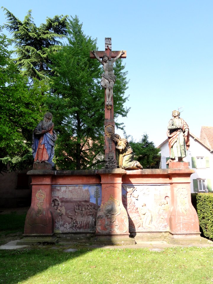 Geispolsheim (Bas-Rhin) Calvaire du bourg