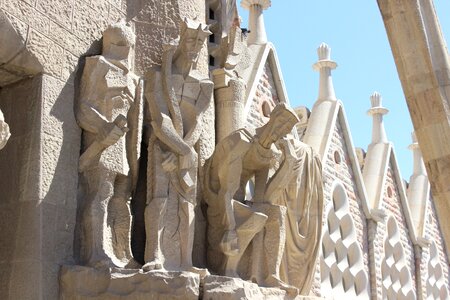 Sagrada familia church statue