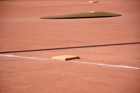 Baseball diamond athletics photo
