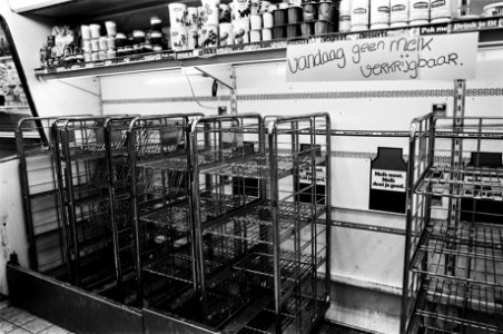 Geen melk meer verkrijgbaar door staking, Bestanddeelnr 930-6146