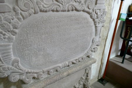 Gehrden - St. Peter und Paul - Epitaph Engelhard von Niehausen - 2