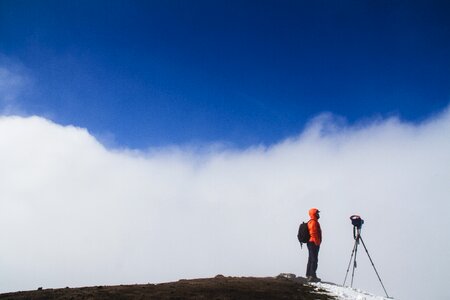 Mountain snow photography