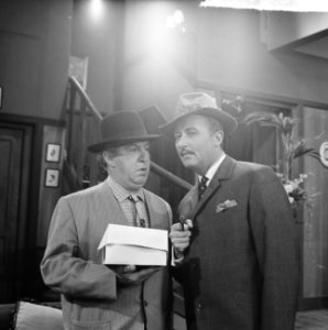 Geld te Geef KRO-televisie Lex Goudsmit en Henk Molenberg, Bestanddeelnr 915-5969
