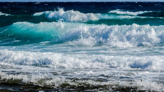 Beach nature spray photo