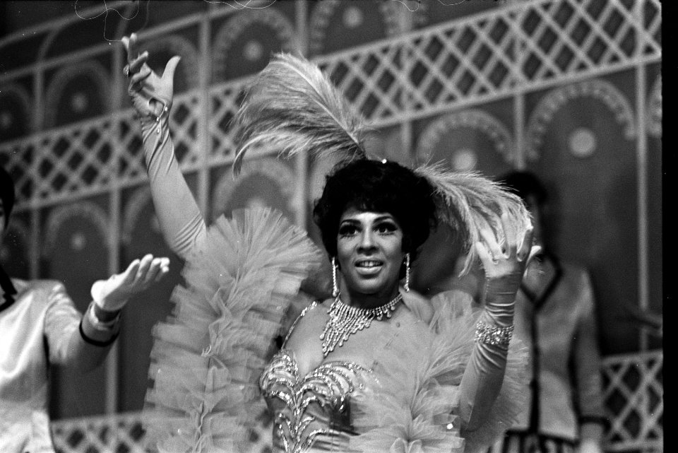 Generale repetitie Snip en Snap Revue 1970 in Amsterdam Milly Scott, Bestanddeelnr 923-0851