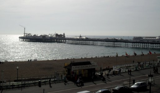 General view of Palace Pier and Aquarium VER Station, Brighton (September 2010)