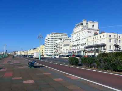 General View of Kings Road, Brighton (Norfolk Hotel, Embassy Court, Brunswick Terrace) (October 2013)