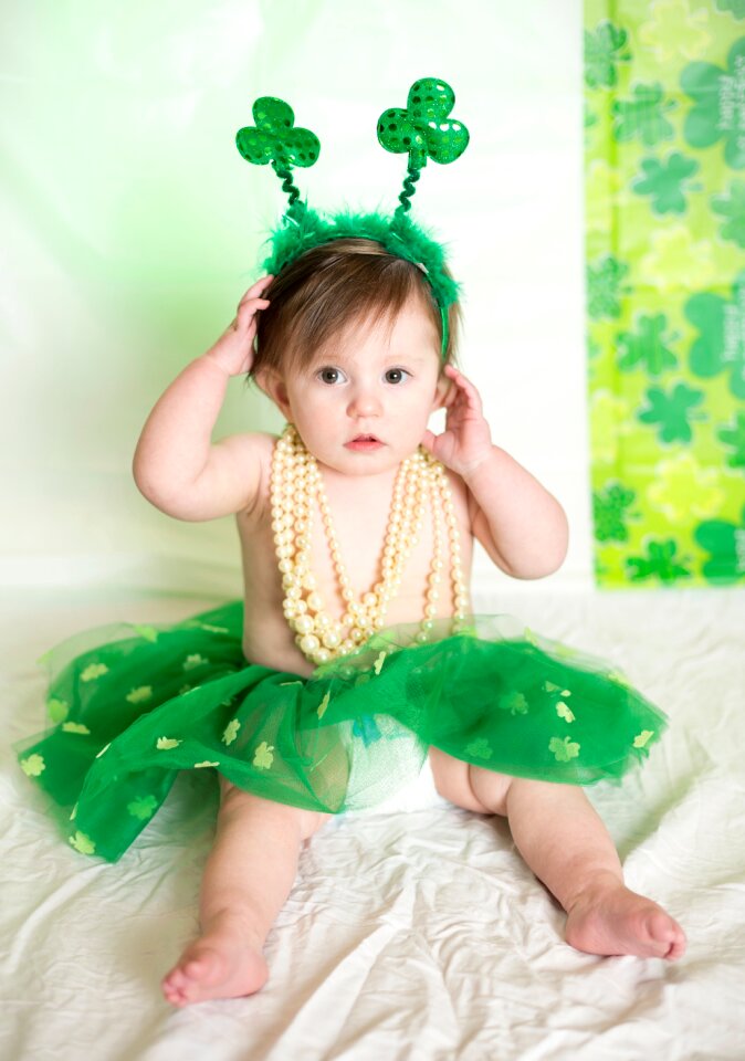 St patricks day green shamrock
