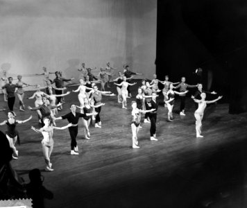 Generale repetitie van het Amsterdams Ballet, Bestanddeelnr 910-7955