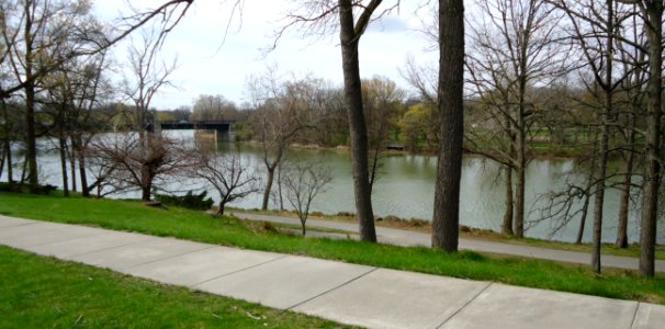 Genesee River and Elmwood Bridge at the University of Rochester