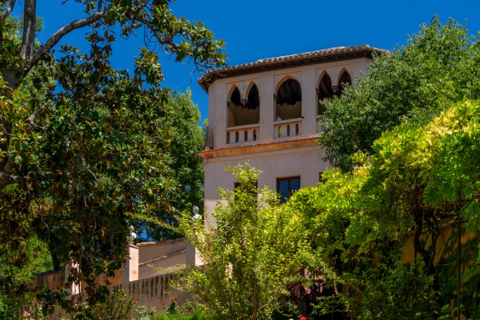 Generalife palace, detail, Granada, Spain