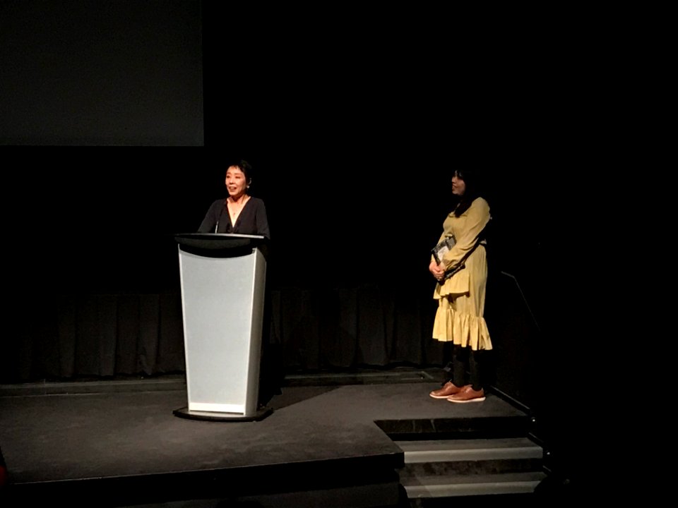 Geling Yan and Betty Xie at TIFF 02