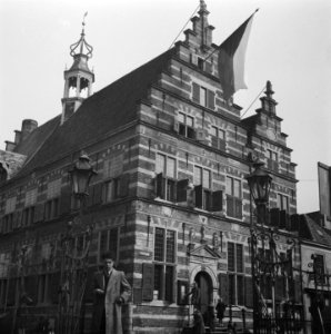 Gemeentehuis Naarden tevens plaats van de Comenius herdenking, Bestanddeelnr 901-6159