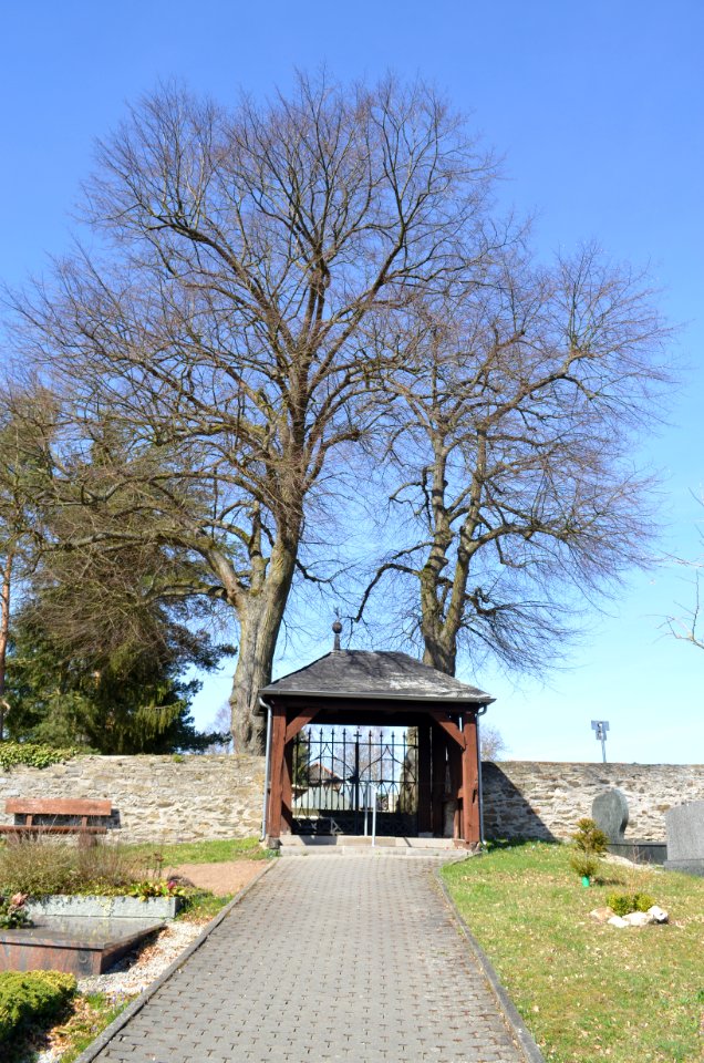 Gemünden, Friedhof, Tor (3)
