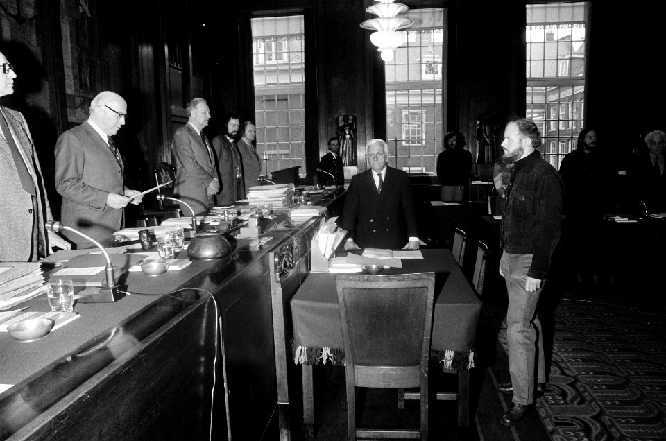 Gemeenteraad Amsterdam beediging Erik Meijer (r), Bestanddeelnr 927-8755