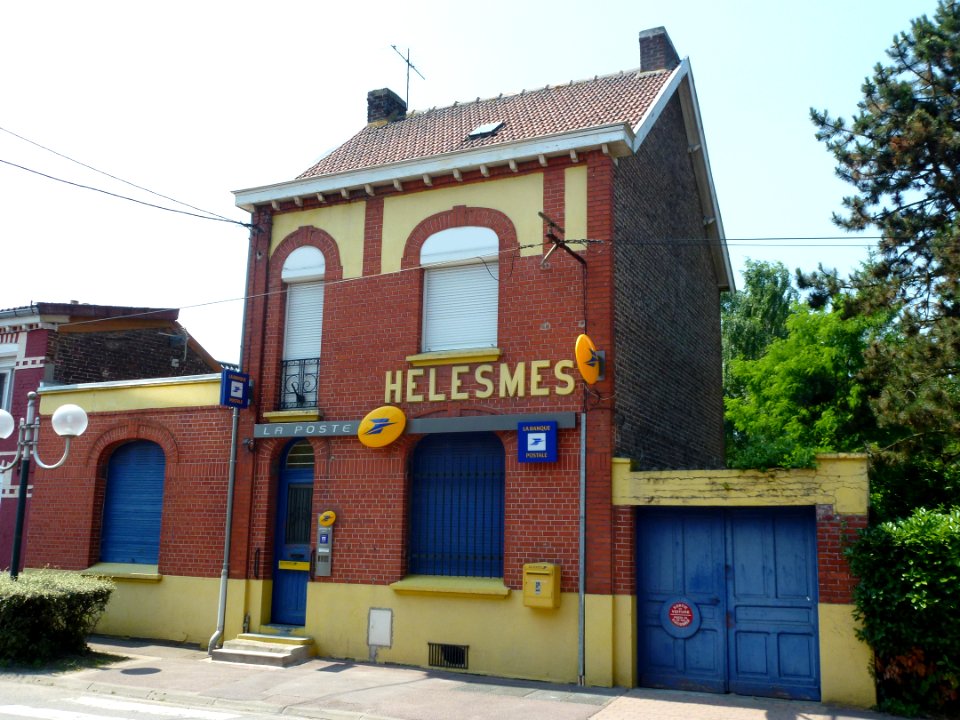 Hélesmes (Nord, Fr) bureau de Poste