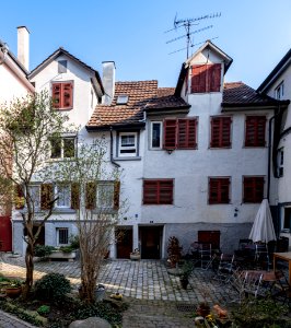 Häuser 5 und 9 in der Neustadtgasse in Tübingen 2019