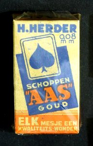 H Herder Schoppen Aas rasor blades