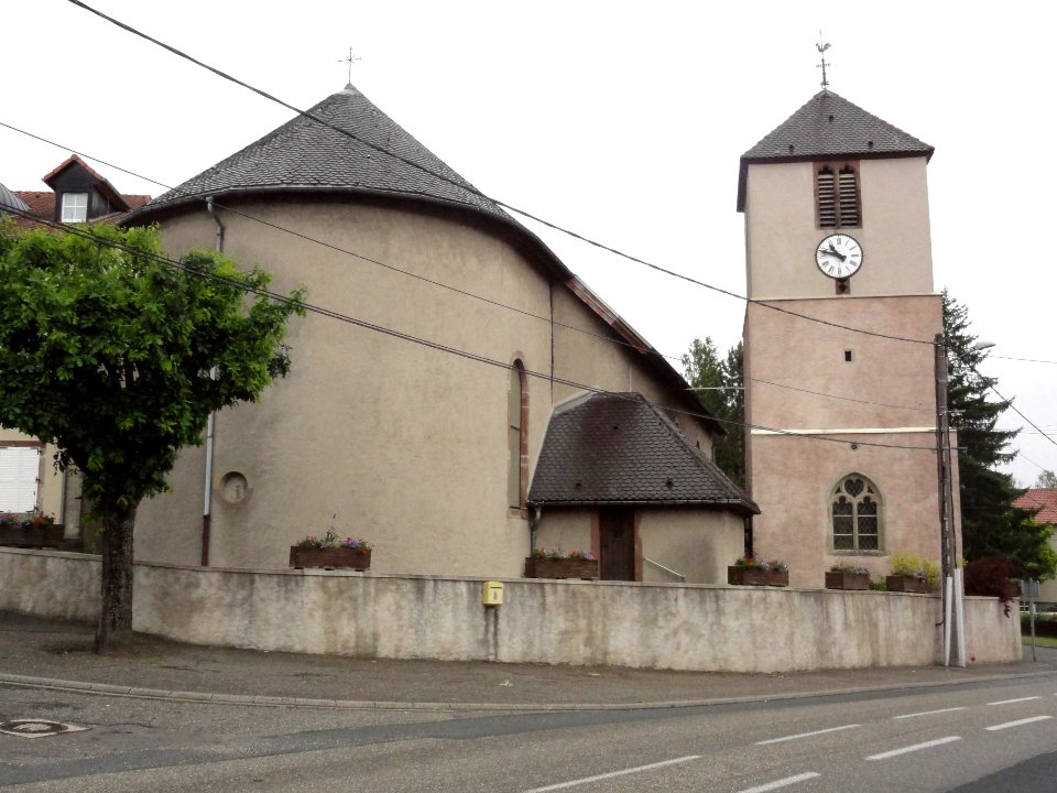 Héming (Moselle) église