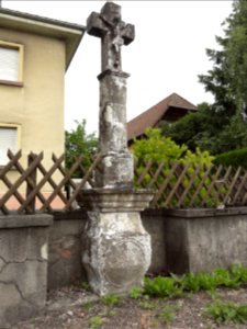 Héming (Moselle) croix de chemin