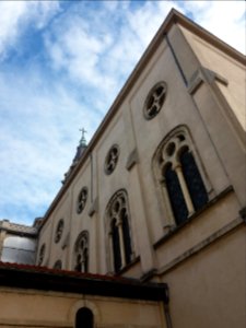 Hôpital de la Croix-Rousse - Ancienne chapelle - Mur sud côté ouest