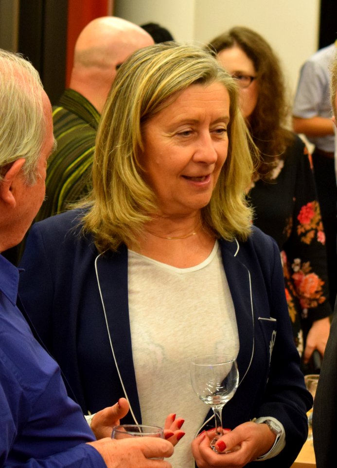 Hélène Conway-Mouret, Sénatrice des Français établis hors de France, à l'apéritif de bienvenue organisé par l'association Français du Monde (ADFE Tokyo) 04