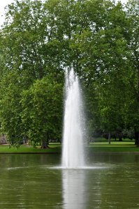 Höchst, Stadtpark, Fontäne
