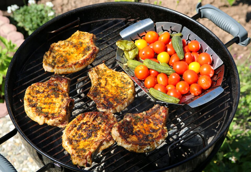 Tasty meat grill